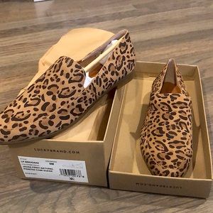NEW Lucky Brand Leopard Loafers
